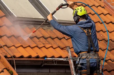 Démoussage et hydrofuge de toiture à Grosrouvres
